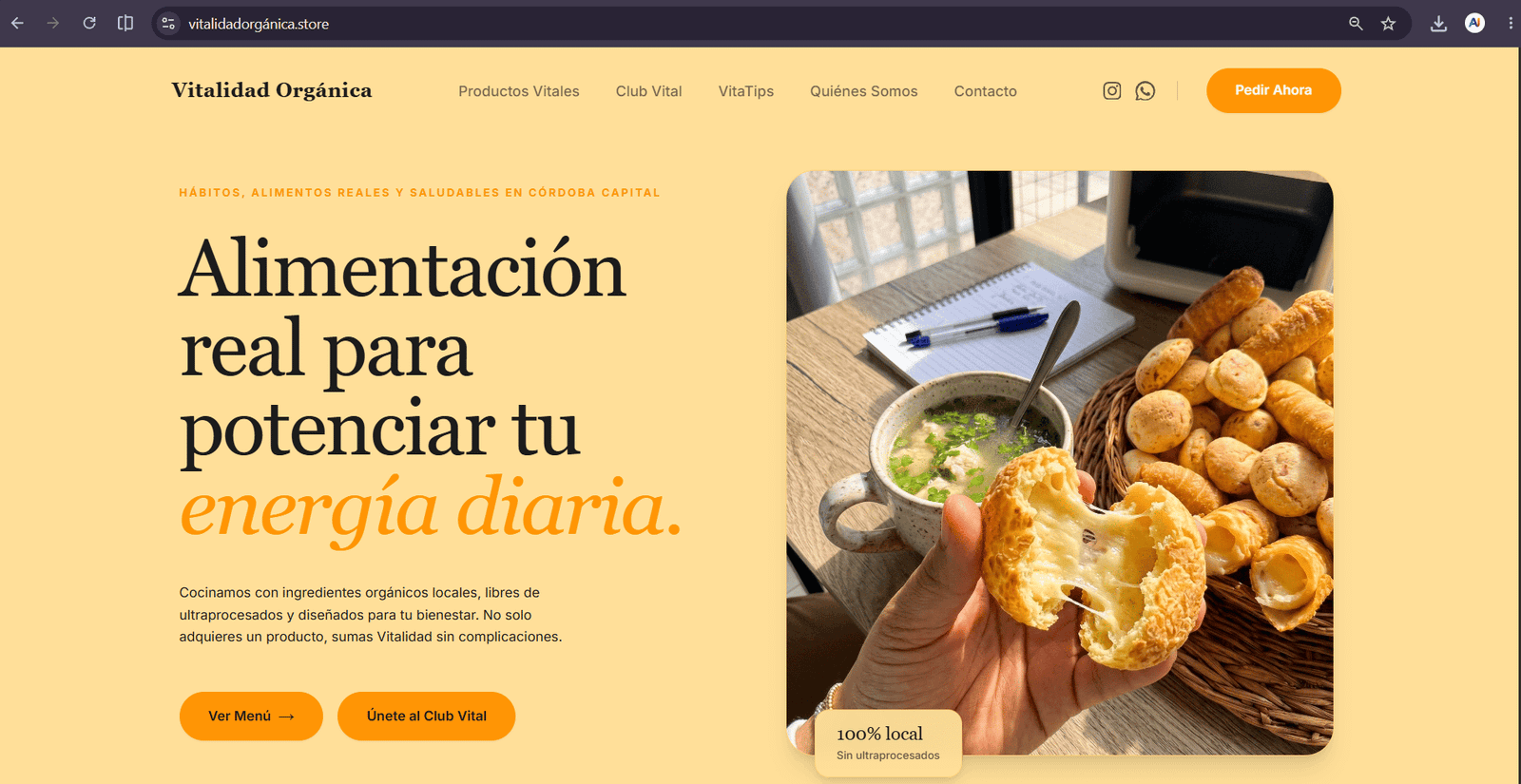 Diseño Web: Vitalidad Orgánica